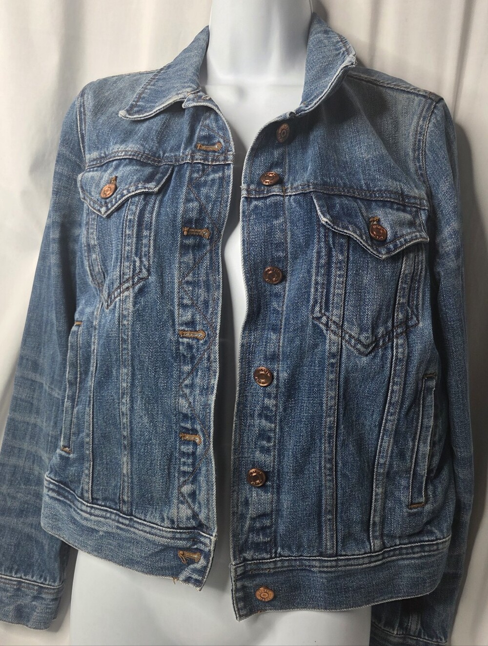 J. Crew Classic Blue Denim Jacket  Women S/M